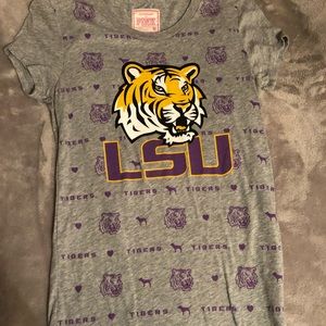 Victoria Secret LSU fitted T-shirt